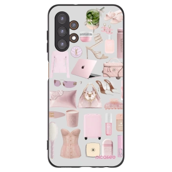 Picasee Samsung Galaxy A13 4G A135 Hülle - Schwarzes Silikon - Glam Babe