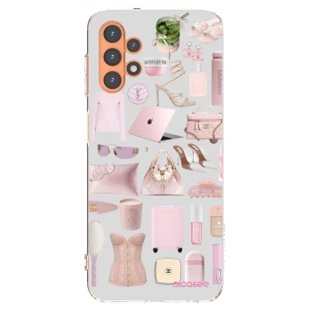 Picasee Samsung Galaxy A13 4G A135 Hülle - Transparentes Silikon - Glam Babe