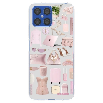 Picasee Honor X8 4G Hülle - Transparentes Silikon - Glam Babe