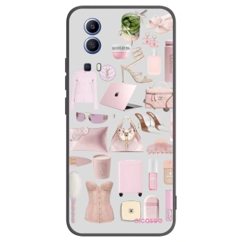 Picasee Vivo Y52 5G Hülle - Schwarzes Silikon - Glam Babe