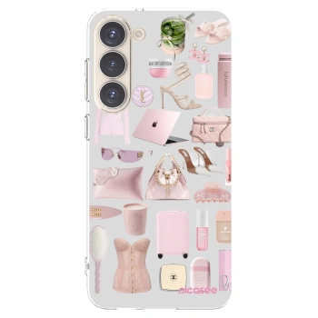 Picasee Samsung Galaxy S23+ 5G Hülle - Transparentes Silikon - Glam Babe