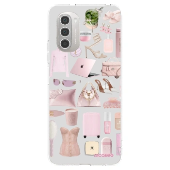 Picasee Motorola Moto G51 Hülle - Transparentes Silikon - Glam Babe