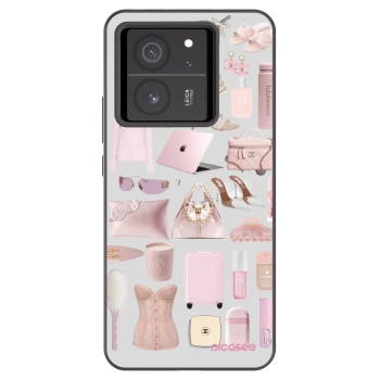 Picasee Xiaomi 13T Hülle - Schwarzes Silikon - Glam Babe