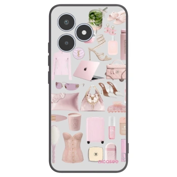 Picasee Realme C53 Hülle - Schwarzes Silikon - Glam Babe