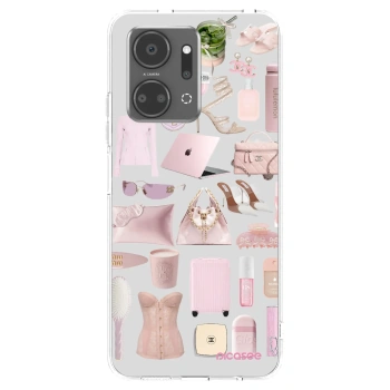 Picasee Honor X7a Hülle - Transparentes Silikon - Glam Babe