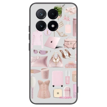 Picasee Xiaomi Poco X6 Pro Hülle - Schwarzes Silikon - Glam Babe