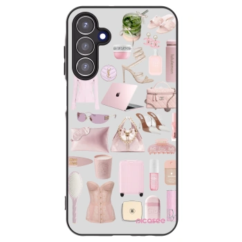 Picasee Samsung Galaxy A15 A155F 4G Hülle - Schwarzes Silikon - Glam Babe