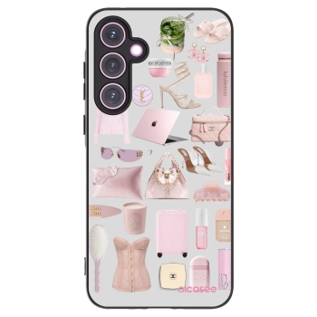 Picasee Samsung Galaxy A35 5G A356B Hülle - Schwarzes Silikon - Glam Babe