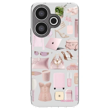 Picasee Xiaomi Redmi 13 4G Hülle - Transparentes Silikon - Glam Babe