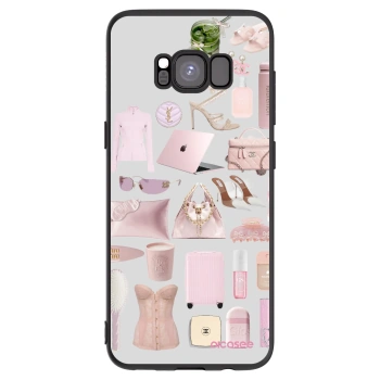 Picasee Samsung Galaxy S8 G950F Hülle - Schwarzes Silikon - Glam Babe