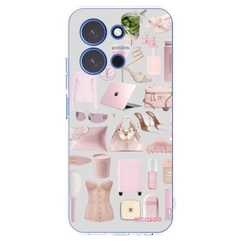 Picasee Xiaomi Redmi 15C 4G Hülle - Transparentes Silikon - Glam Babe