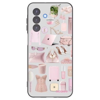 Picasee Samsung Galaxy A17 5G Hülle - Schwarzes Silikon - Glam Babe