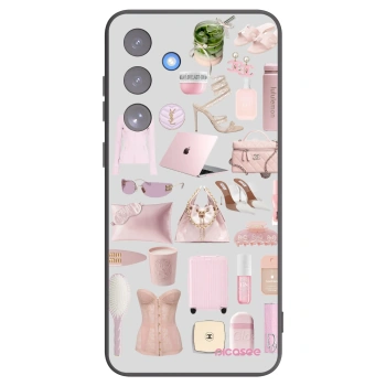 Picasee Samsung Galaxy S25 FE 5G Hülle - Schwarzes Silikon - Glam Babe