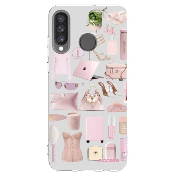 Picasee Huawei P30 Lite Hülle - Transparentes Silikon - Glam Babe