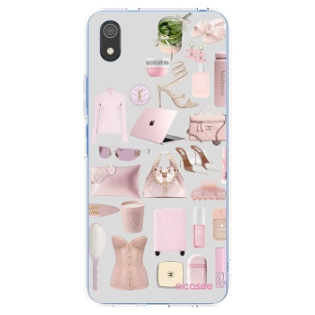 Picasee Xiaomi Redmi 7A Hülle - Transparentes Silikon - Glam Babe