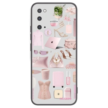 Picasee Samsung Galaxy S20 G980F Hülle - Schwarzes Silikon - Glam Babe
