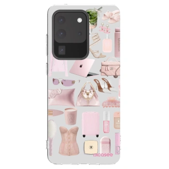 Picasee Samsung Galaxy S20 Ultra 5G G988F Hülle - Transparentes Silikon - Glam Babe