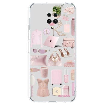 Picasee Xiaomi Redmi Note 9S Hülle - Transparentes Silikon - Glam Babe