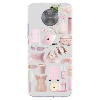Picasee Xiaomi Poco F2 Pro Hülle - Transparentes Silikon - Glam Babe