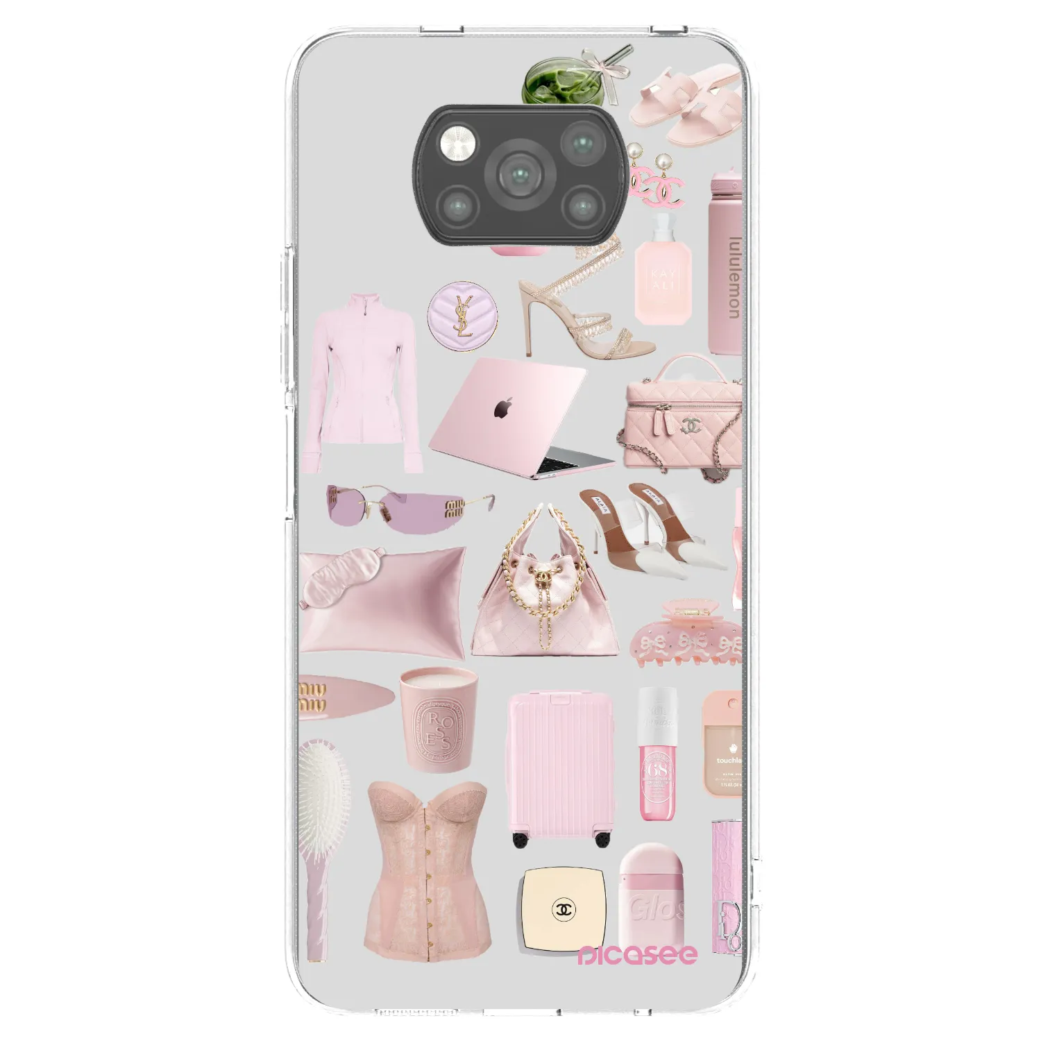 Picasee Xiaomi Poco X3 Hülle - Schwarzes Silikon - Glam Babe