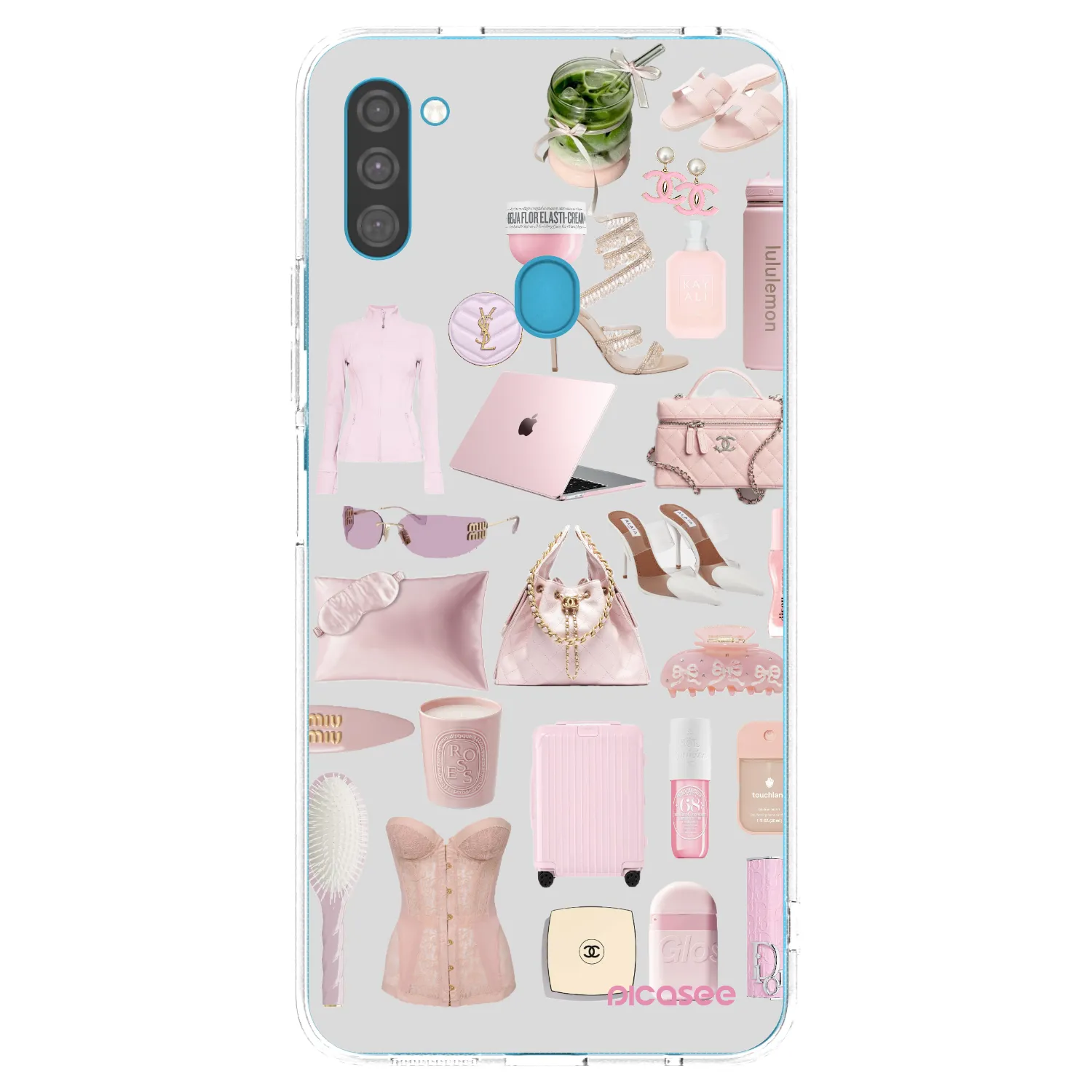 Picasee Samsung Galaxy M11 Hülle - Transparentes Silikon - Glam Babe