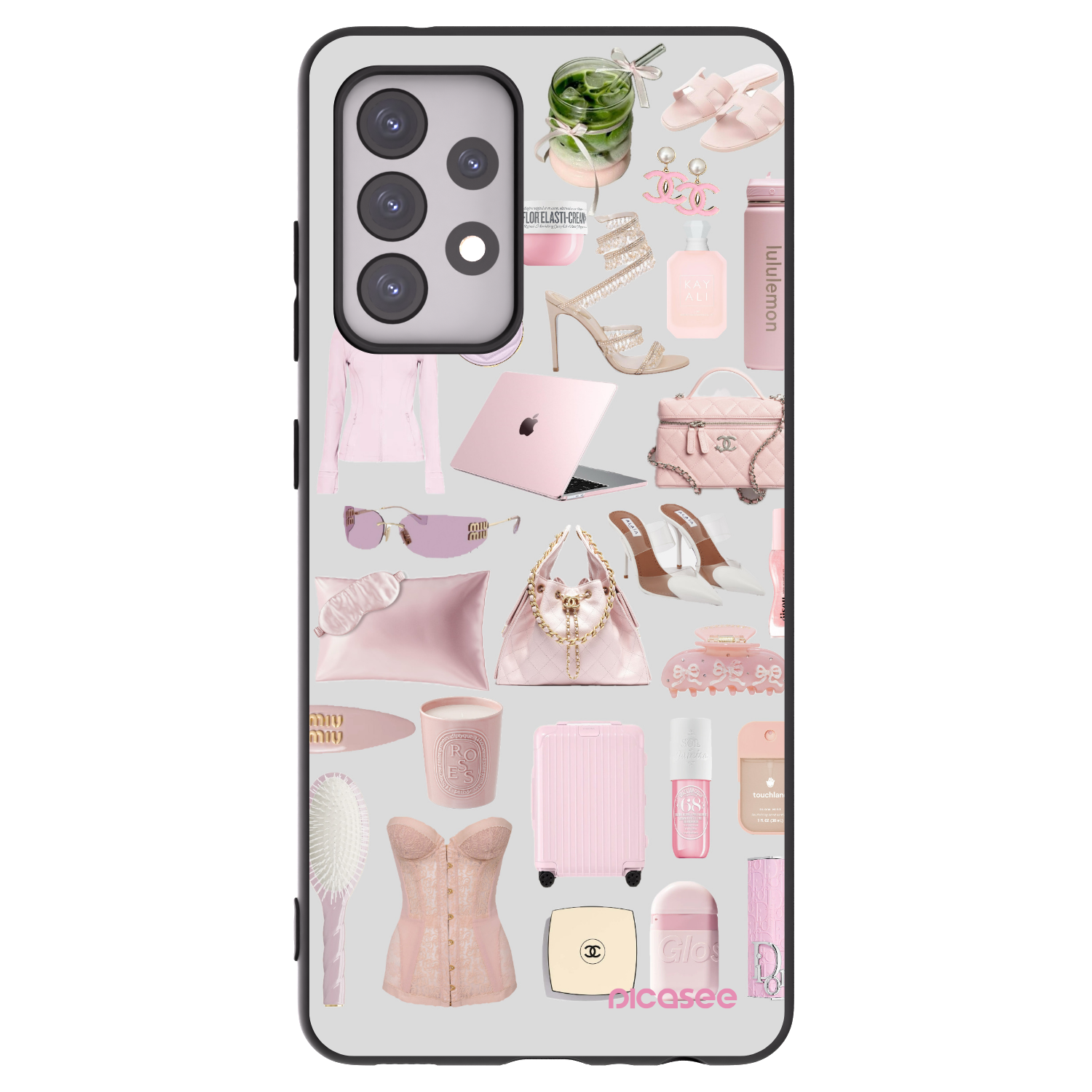 Picasee Samsung Galaxy A52 5G A525F Hülle - Schwarzes Silikon - Glam Babe