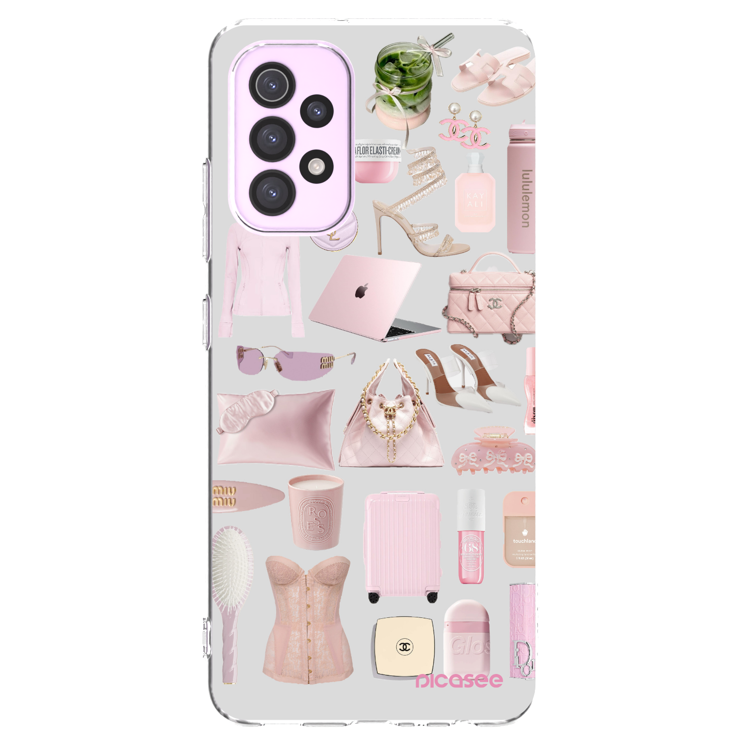 Picasee Samsung Galaxy A32 5G A326B Hülle - Transparentes Silikon - Glam Babe