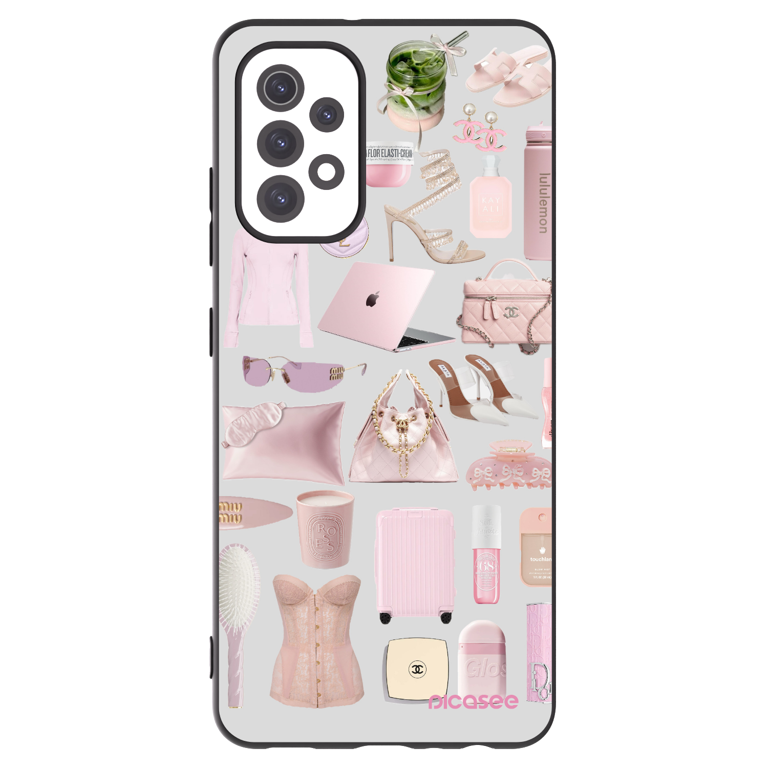 Picasee Samsung Galaxy A32 5G A326B Hülle - Schwarzes Silikon - Glam Babe