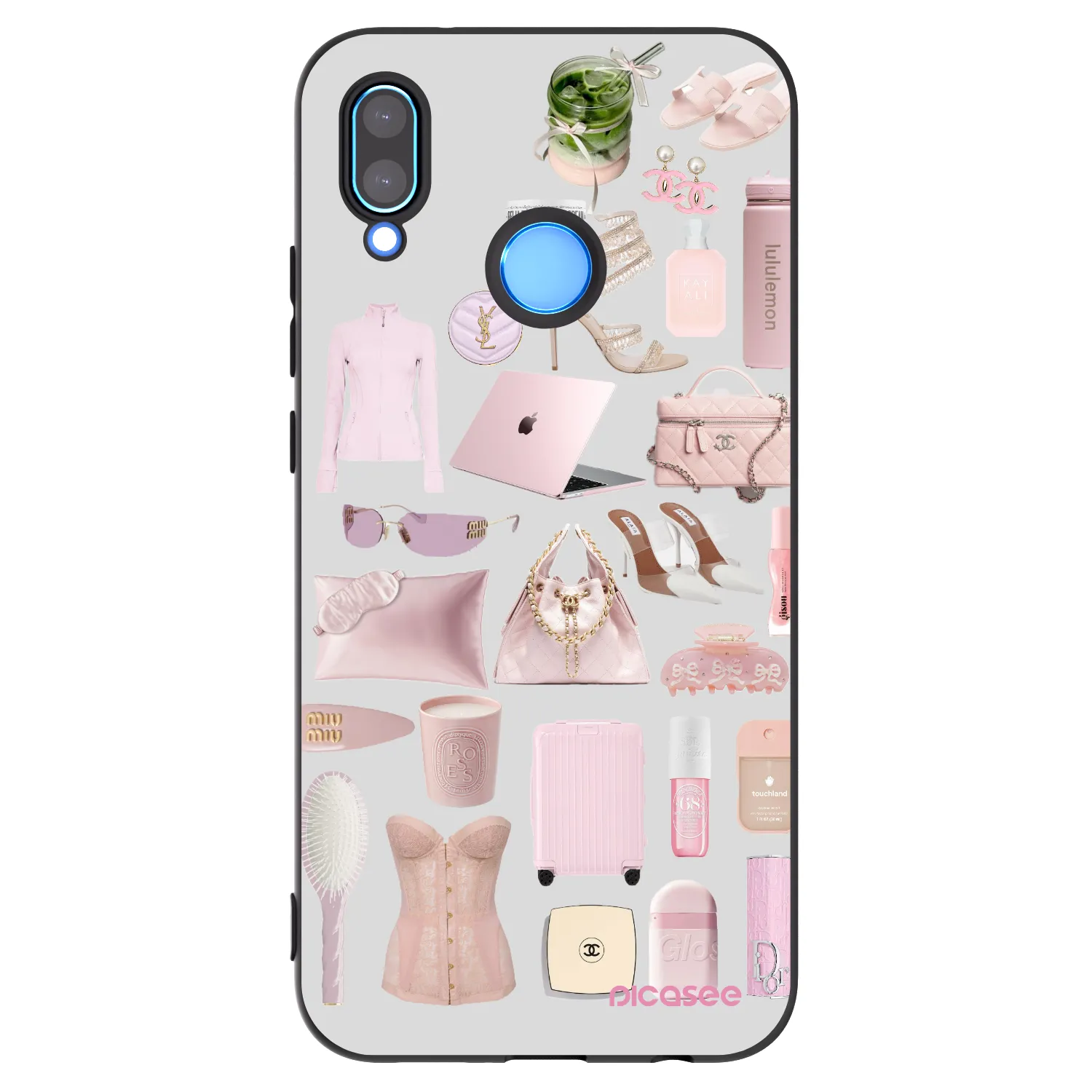 Picasee Huawei P20 Lite Hülle - Schwarzes Silikon - Glam Babe