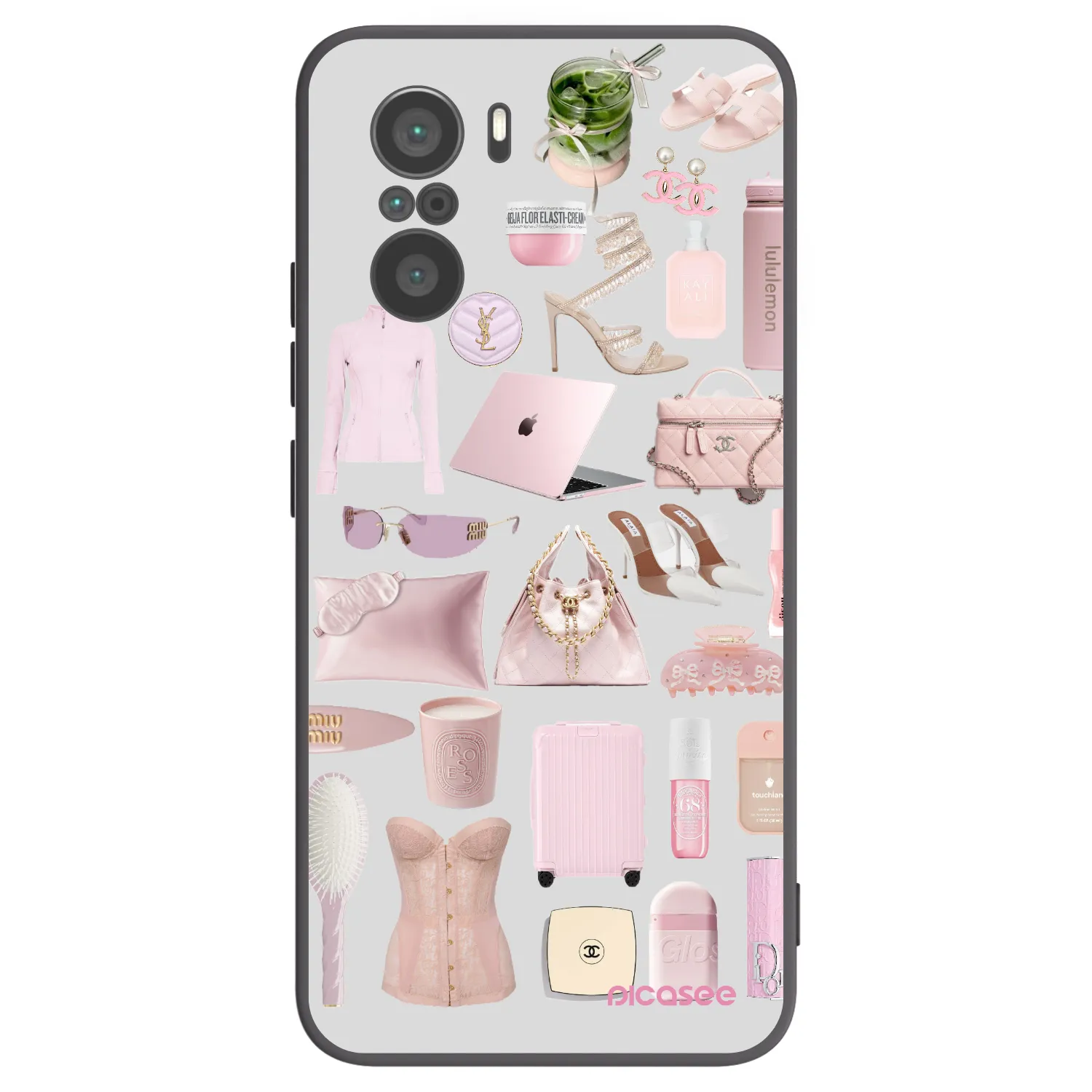 Picasee Xiaomi Poco F3 Hülle - Schwarzes Silikon - Glam Babe