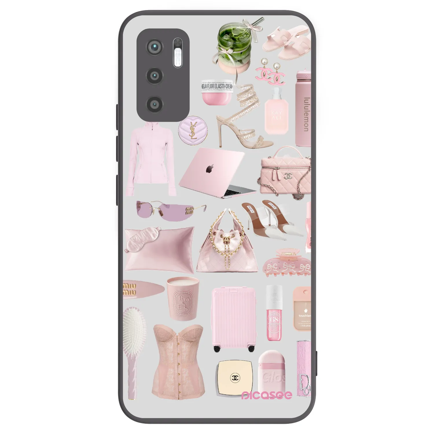 Picasee Xiaomi Redmi Note 10 5G Hülle - Schwarzes Silikon - Glam Babe