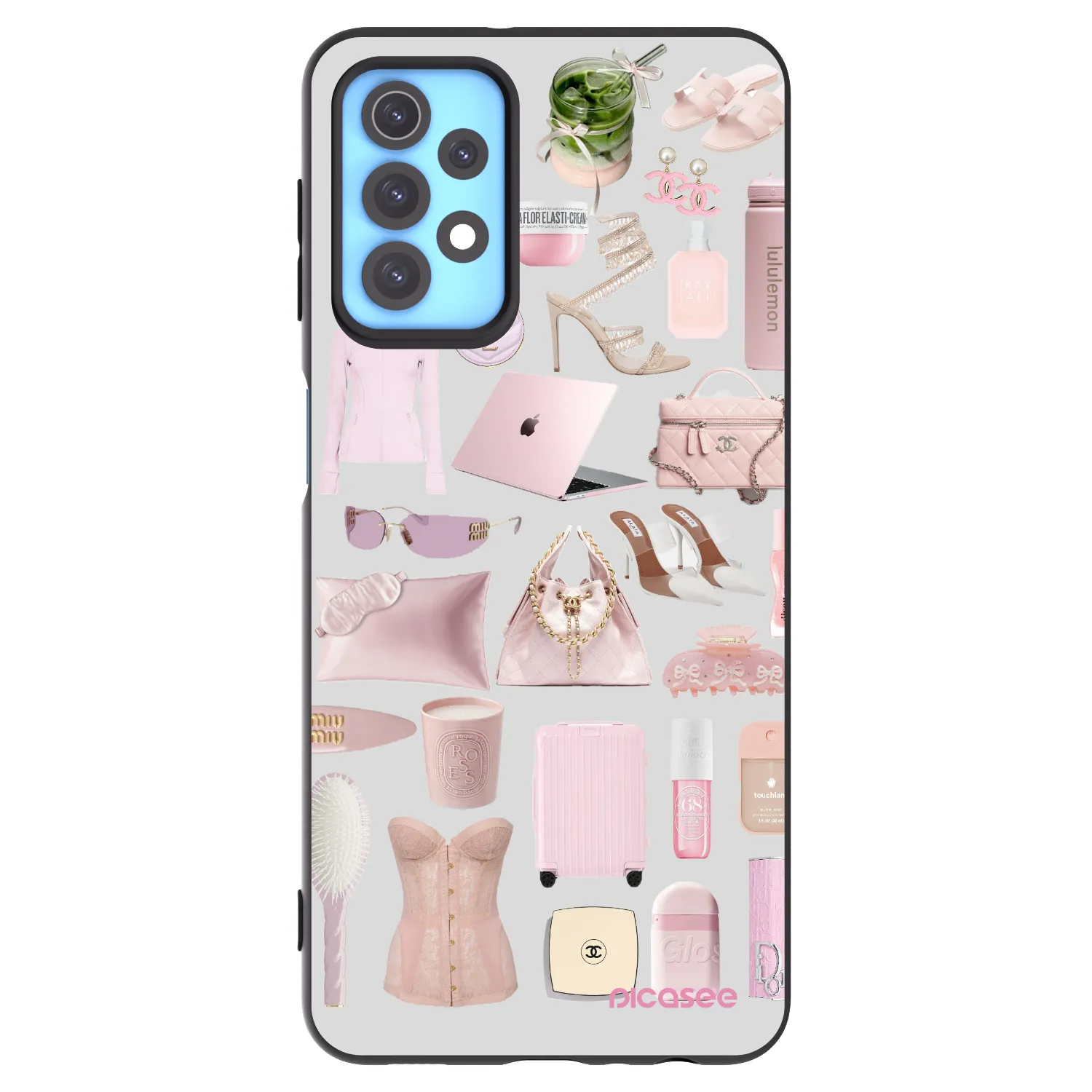 Picasee Samsung Galaxy A32 4G SM-A325F Hülle - Schwarzes Silikon - Glam Babe