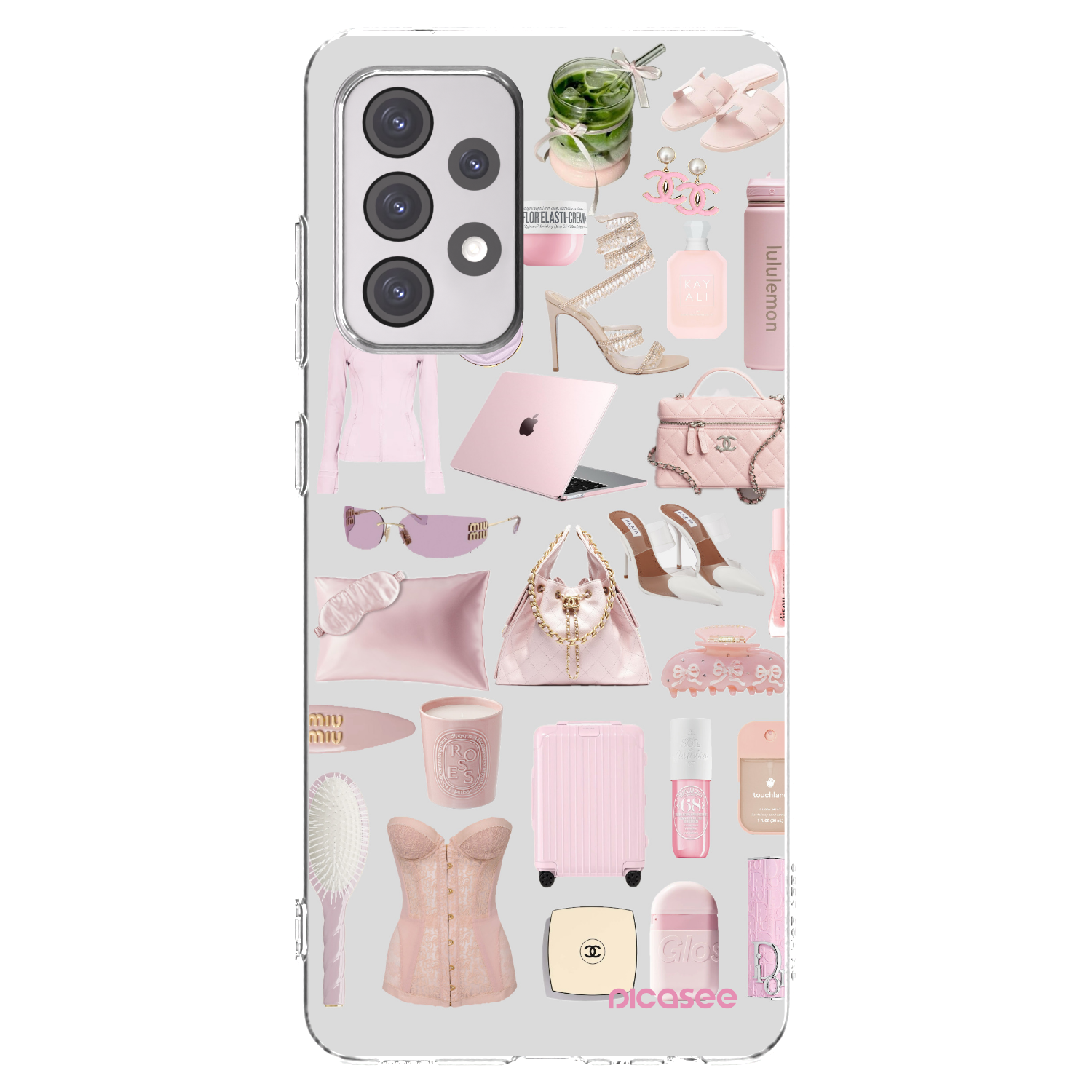 Picasee Samsung Galaxy A52s 5G A528B Hülle - Transparentes Silikon - Glam Babe