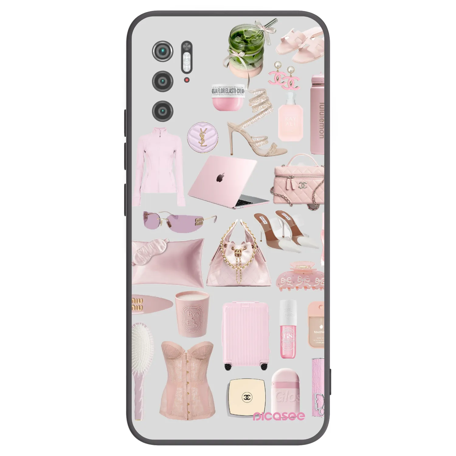 Picasee Xiaomi Poco M3 Pro 5G Hülle - Schwarzes Silikon - Glam Babe