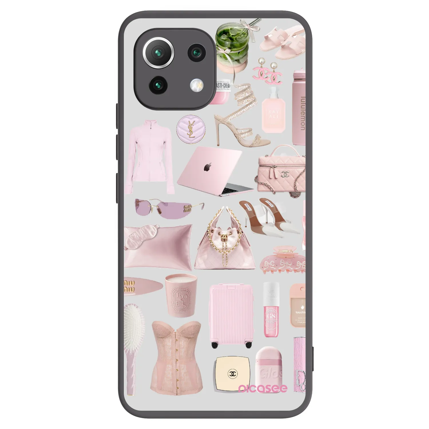 Picasee Xiaomi 11 Lite 5G NE Hülle - Schwarzes Silikon - Glam Babe