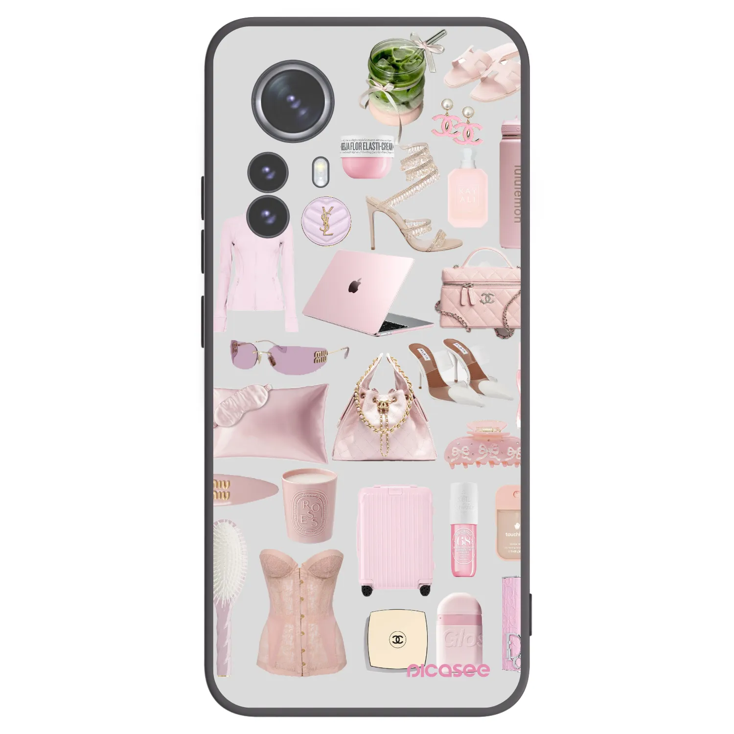 Picasee Xiaomi 12 Pro Hülle - Schwarzes Silikon - Glam Babe