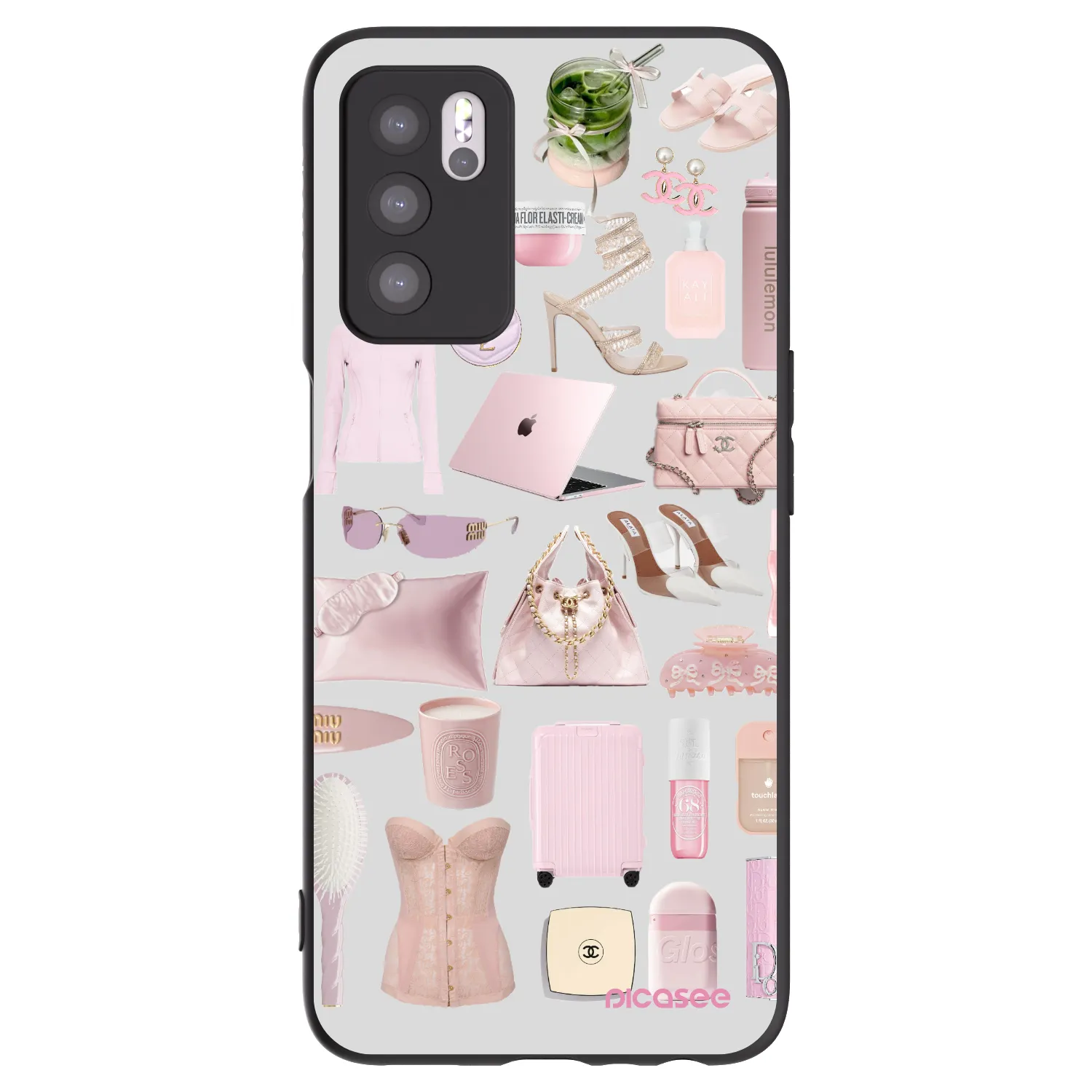 Picasee OPPO A16s Hülle - Schwarzes Silikon - Glam Babe