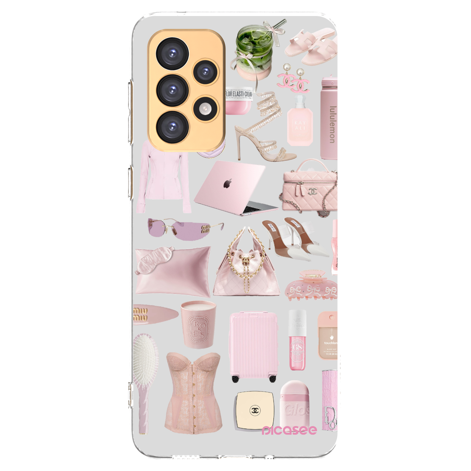 Picasee Samsung Galaxy A33 5G A336 Hülle - Transparentes Silikon - Glam Babe