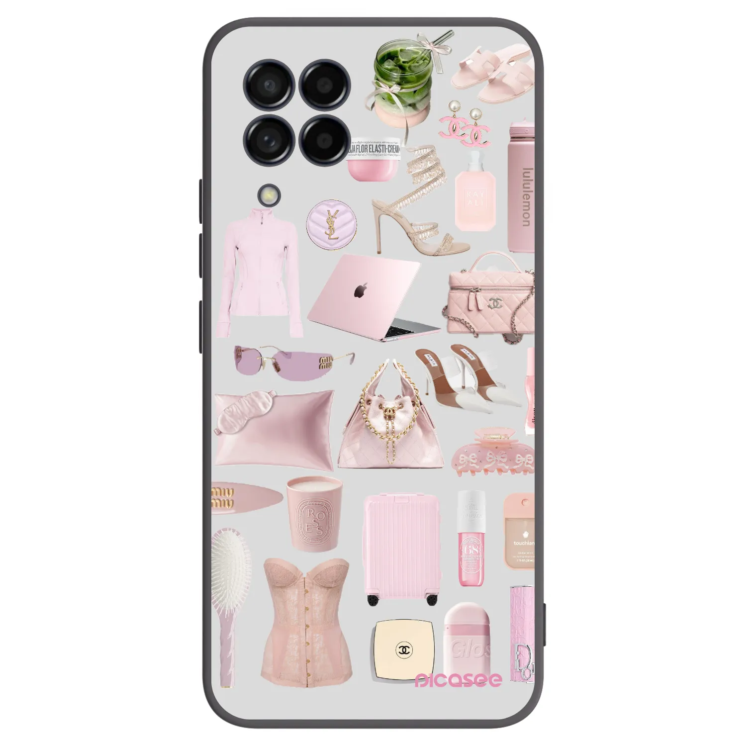 Picasee Samsung Galaxy M53 5G Hülle - Schwarzes Silikon - Glam Babe