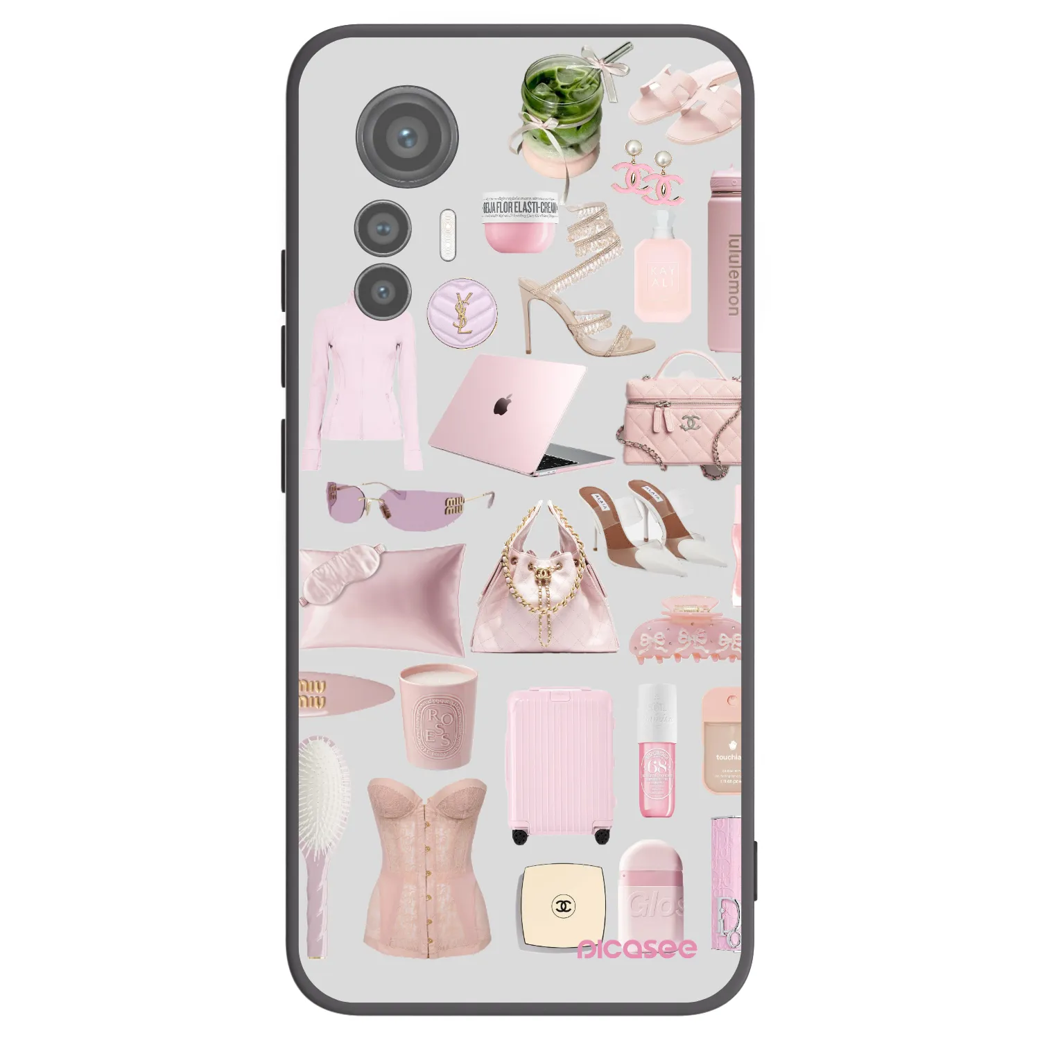 Picasee Xiaomi 12 Lite Hülle - Schwarzes Silikon - Glam Babe
