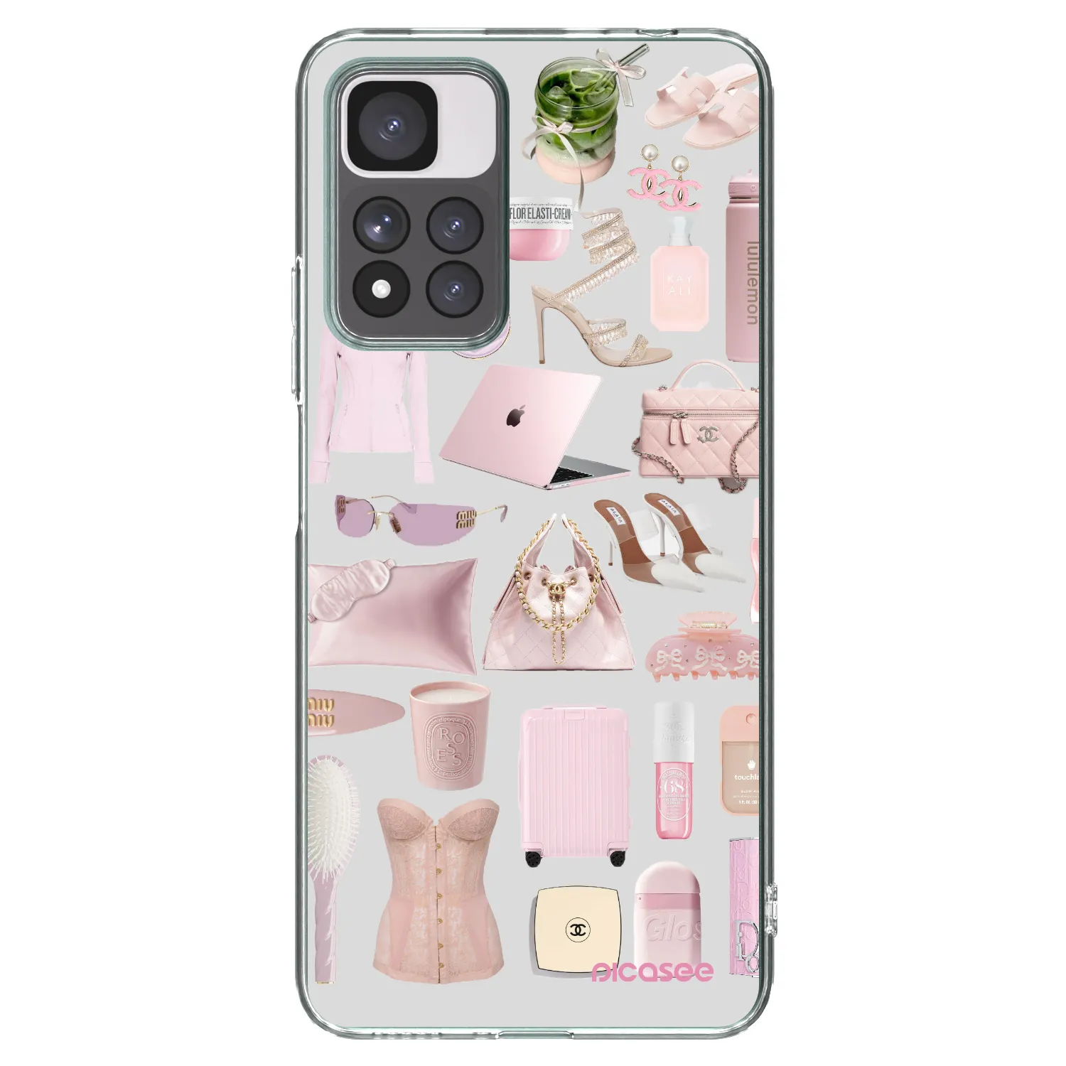 Picasee Xiaomi Redmi Note 11 Pro+ 5G Hülle - Transparentes Silikon - Glam Babe