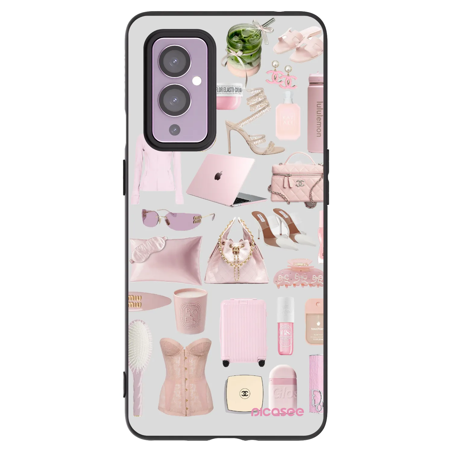Picasee OnePlus 9 Hülle - Schwarzes Silikon - Glam Babe