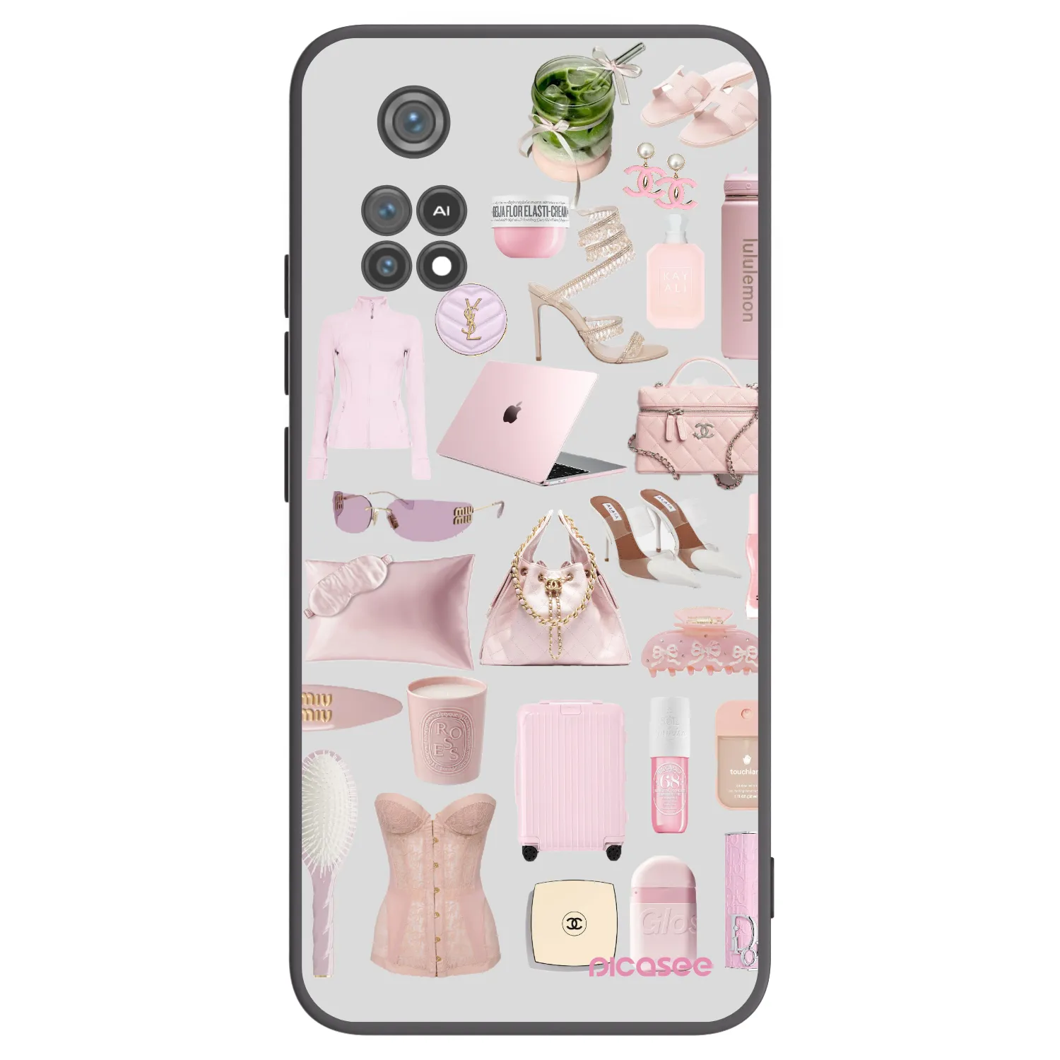 Picasee Xiaomi Poco M4 Pro Hülle - Schwarzes Silikon - Glam Babe