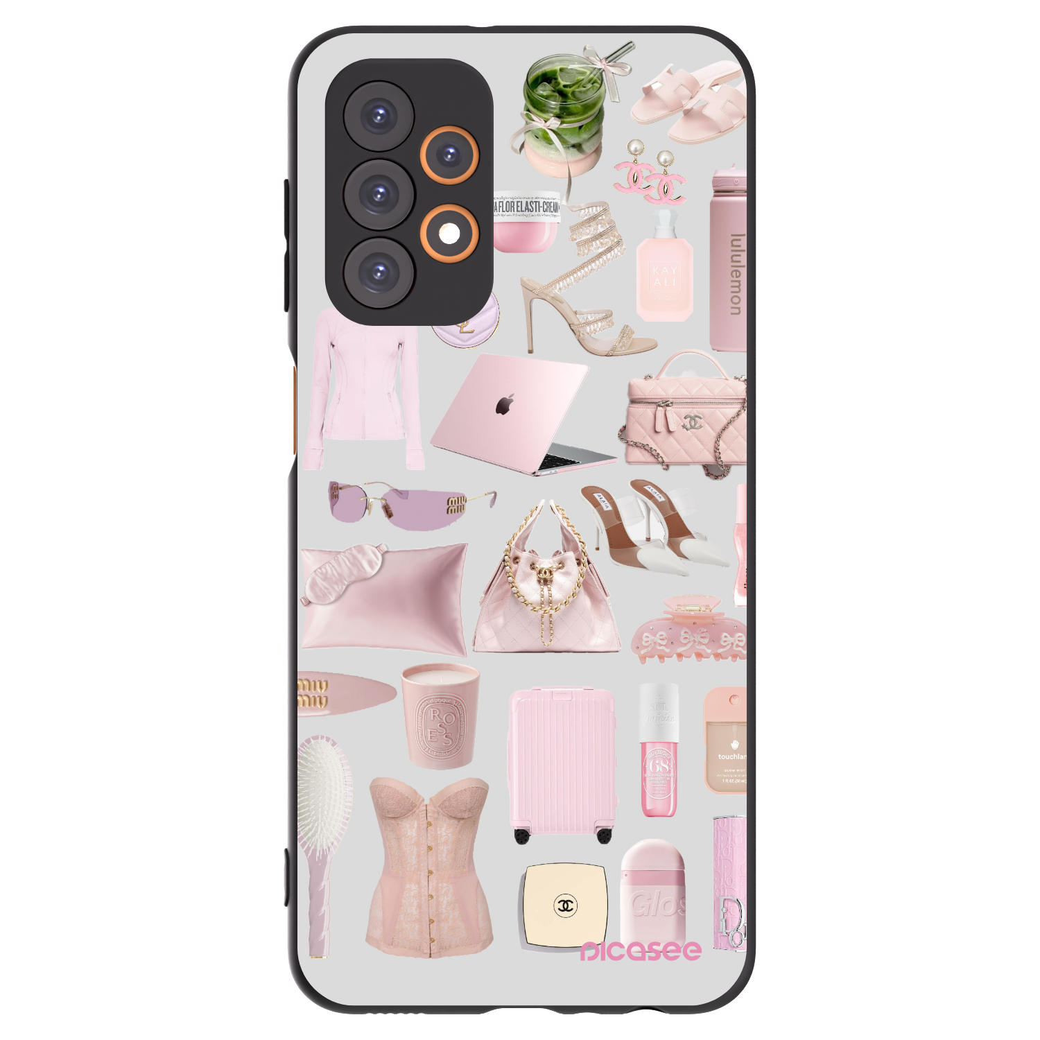 Picasee Samsung Galaxy A23 A235F 4G Hülle - Schwarzes Silikon - Glam Babe