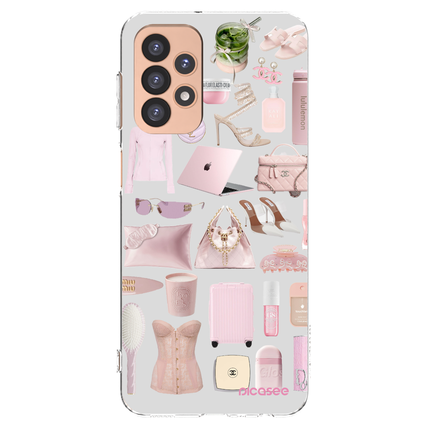 Picasee Samsung Galaxy A23 A236B 5G Hülle - Transparentes Silikon - Glam Babe