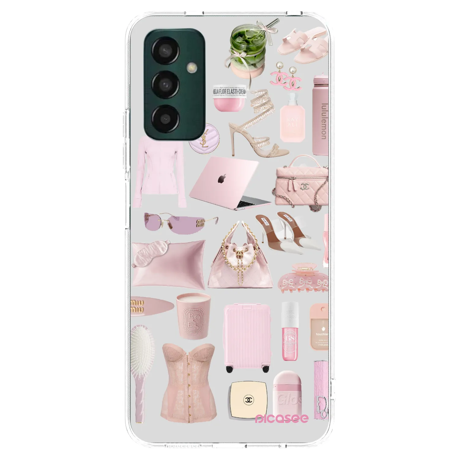 Picasee Samsung Galaxy M23 5G Hülle - Transparentes Silikon - Glam Babe