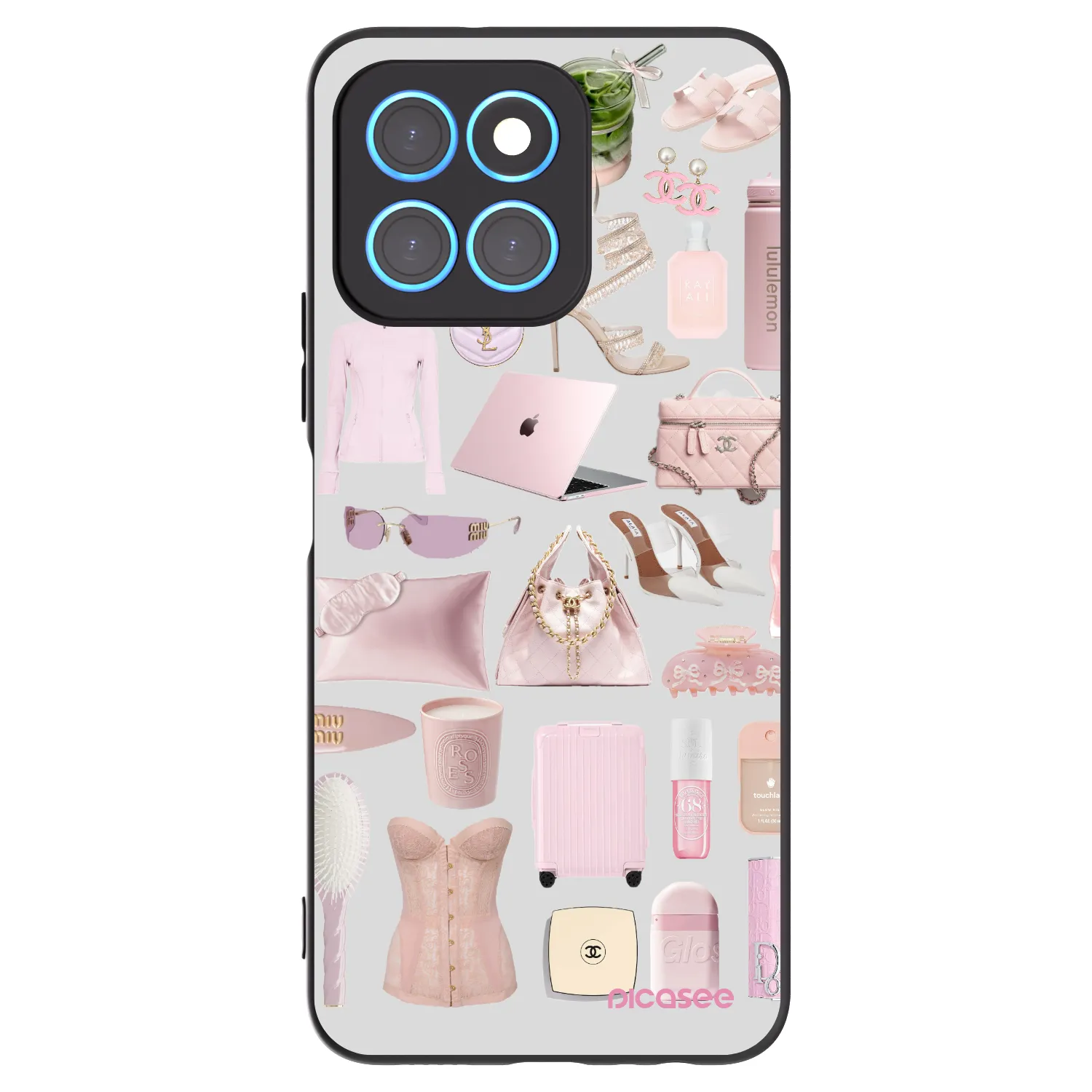 Picasee Honor X8 5G Hülle - Schwarzes Silikon - Glam Babe