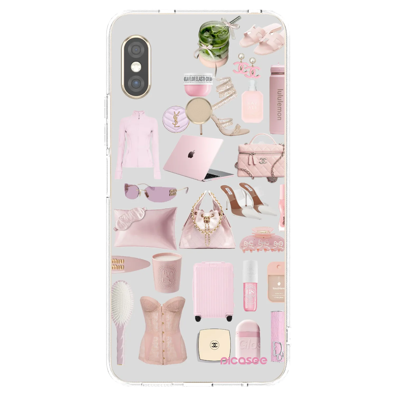 Picasee Xiaomi Redmi Note 5 Global Hülle - Transparentes Silikon - Glam Babe