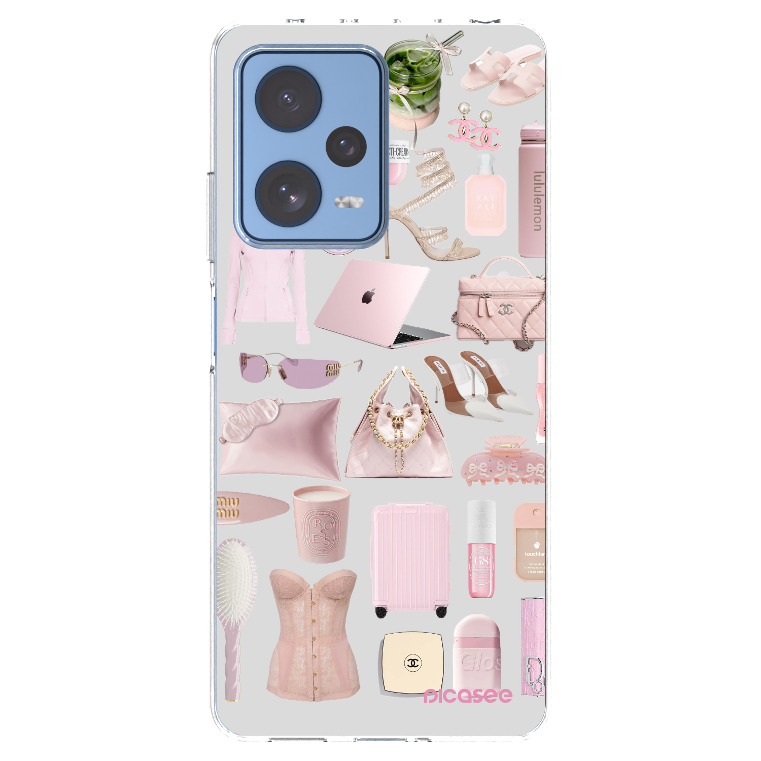 Picasee Xiaomi Redmi Note 12 Pro 5G Hülle - Transparentes Silikon - Glam Babe