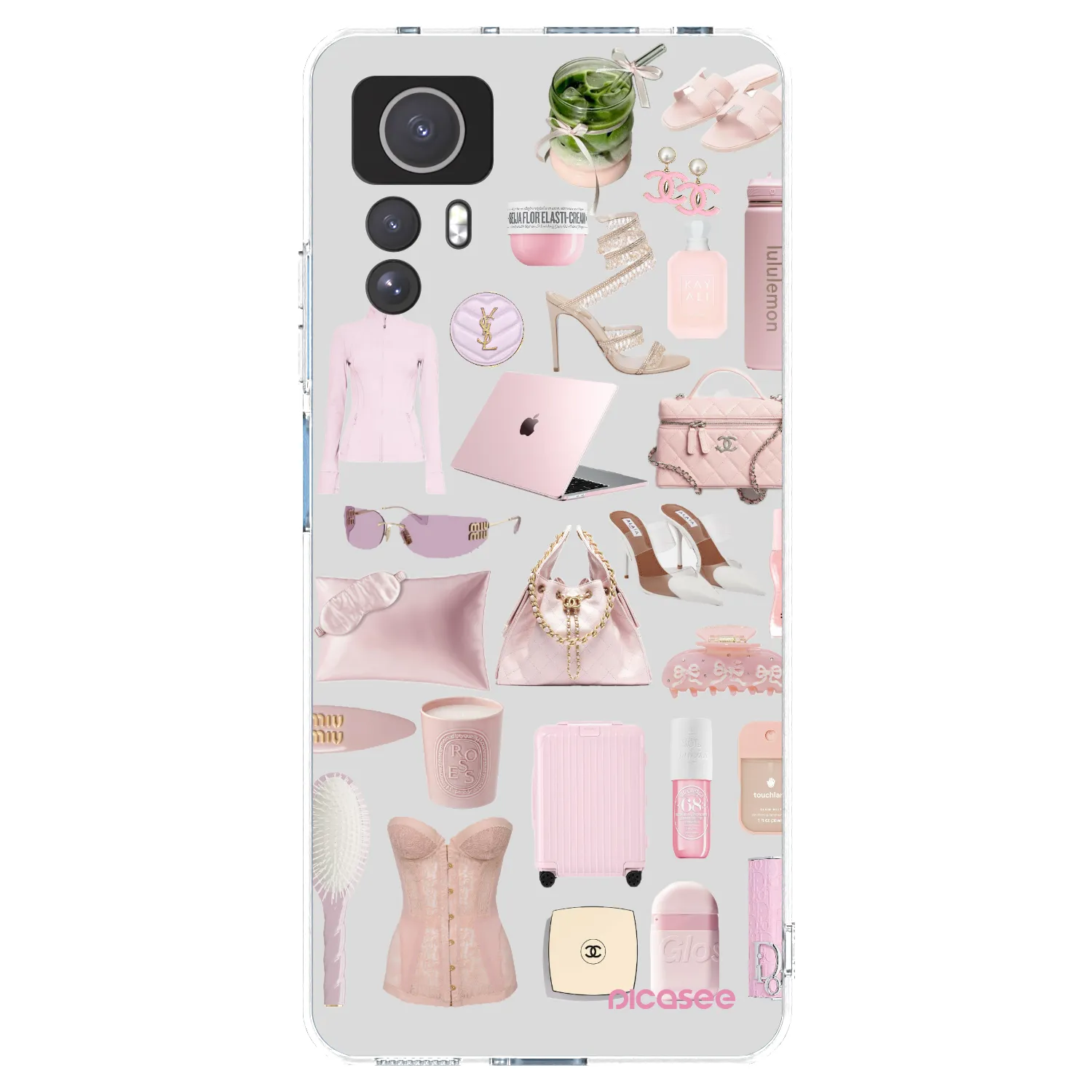 Picasee Xiaomi Redmi Note 12S Hülle - Transparentes Silikon - Glam Babe